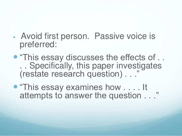 Passive voice examples